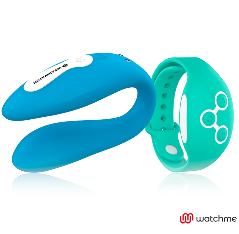 WEARWATCH - VIBRATEUR WATCHME DOUBLE TECHNOLOGIE INDIGO/EAU DE MER - Sensualia