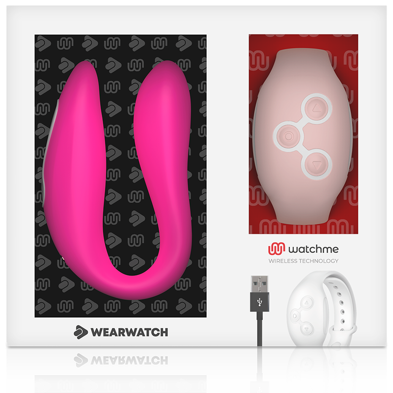 WEARWATCH - VIBRATEUR WATCHME DOUBLE TECHNOLOGIE FUCHSIA / ROSE - Sensualia