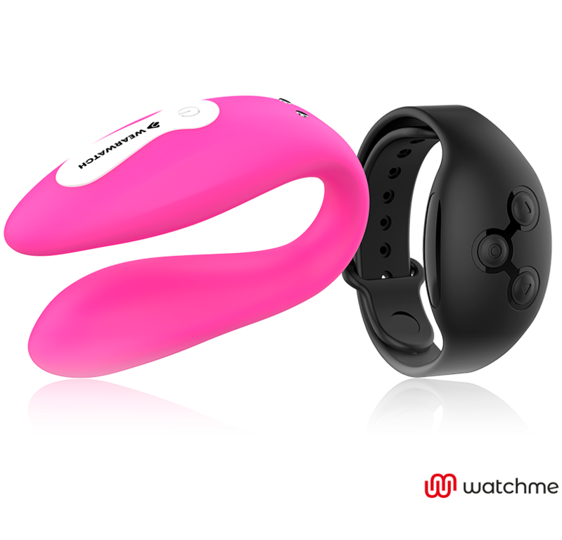 WEARWATCH - VIBRATEUR DOUBLE TECHNOLOGIE WATCHME FUCHSIA/AZABACHE - Sensualia