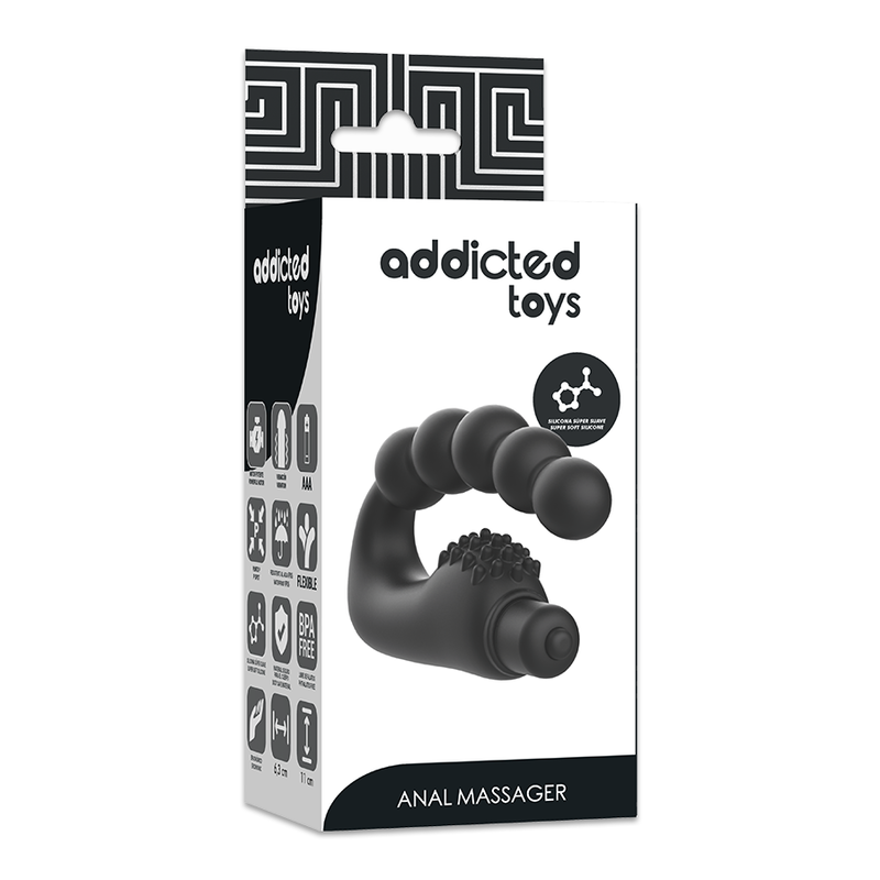 ADDICTED TOYS - MASSEUR ANAL PROSTATIQUE AVEC VIBRATION - Sensualia