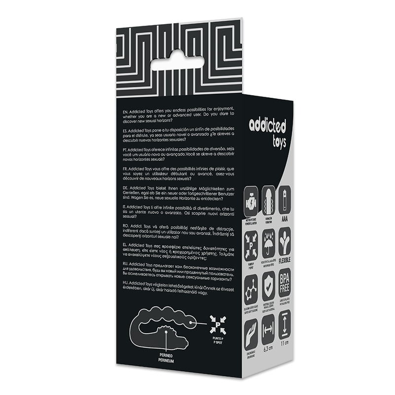 ADDICTED TOYS - MASSEUR ANAL PROSTATIQUE AVEC VIBRATION - Sensualia