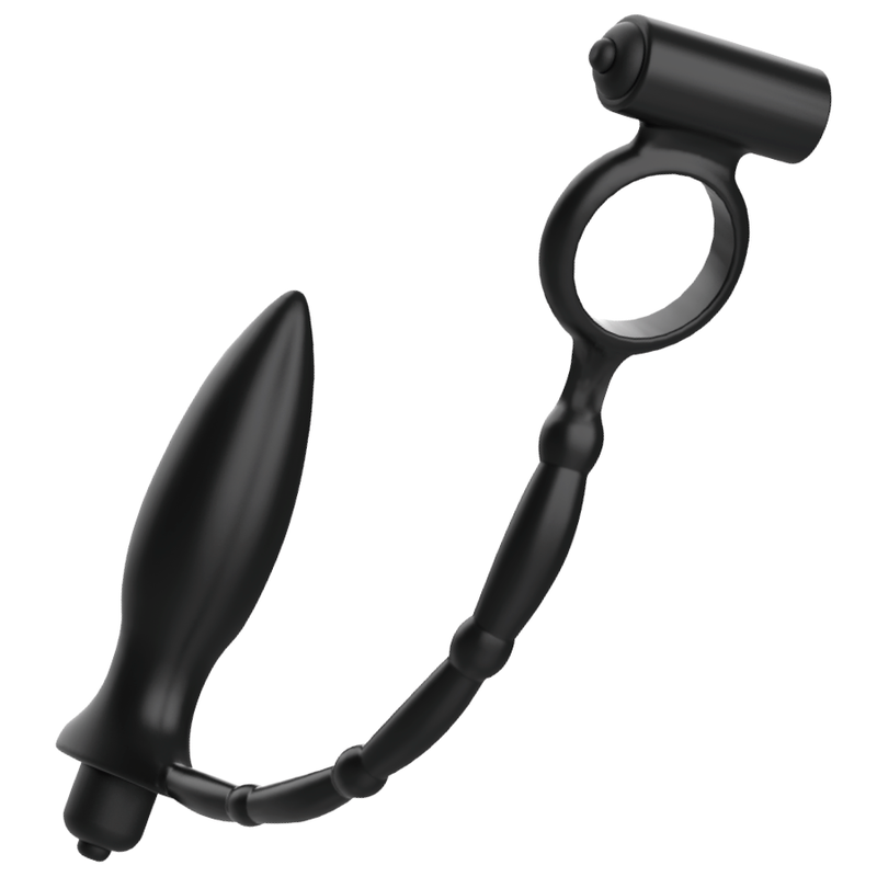 ADDICTED TOYS - PLUG ANAL AVEC ANNEAU VIBRANT - Sensualia
