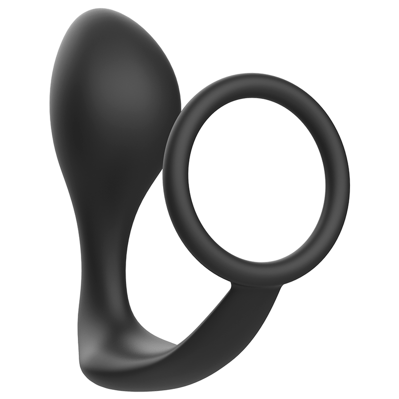 ADDICTED TOYS - PLUG ANAL AVEC ANNEAU EN SILICONE NOIR - Sensualia