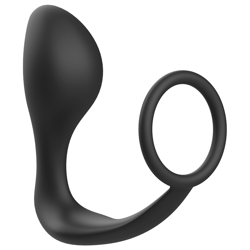 ADDICTED TOYS - PLUG ANAL AVEC ANNEAU EN SILICONE NOIR - Sensualia