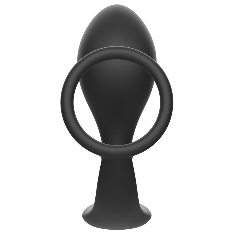 ADDICTED TOYS - PLUG ANAL AVEC ANNEAU EN SILICONE NOIR - Sensualia