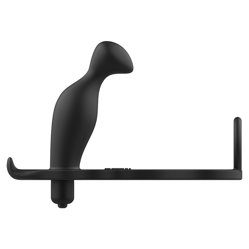 ADDICTED TOYS - PLUG ANAL AVEC ANNEAU EN SILICONE NOIR 12 CM - Sensualia