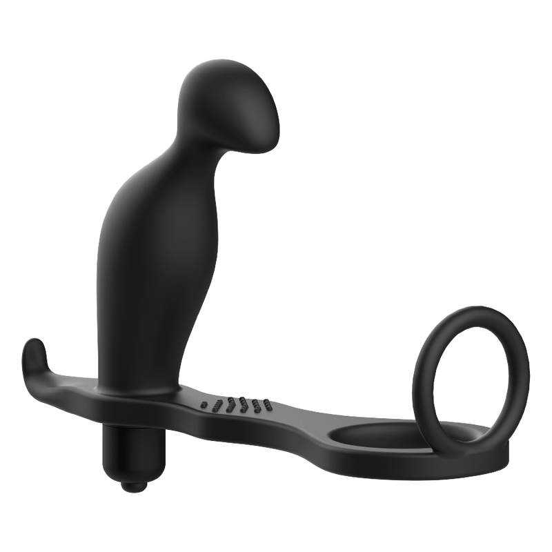 ADDICTED TOYS - PLUG ANAL AVEC ANNEAU EN SILICONE NOIR 12 CM - Sensualia