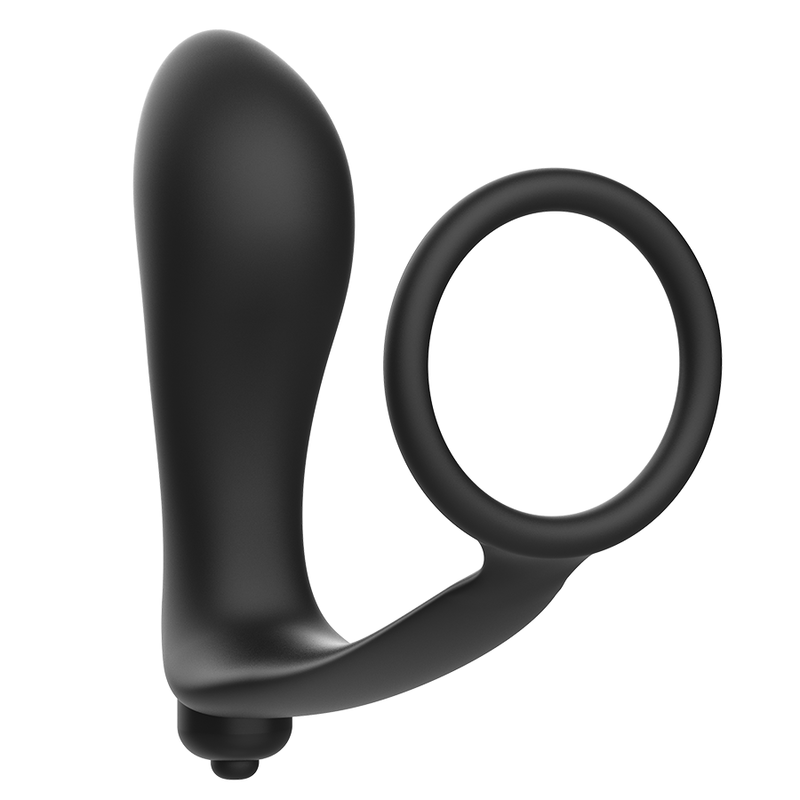 ADDICTED TOYS - PLUG ANAL VIBRANT AVEC ANNEAU PÉNIS - Sensualia