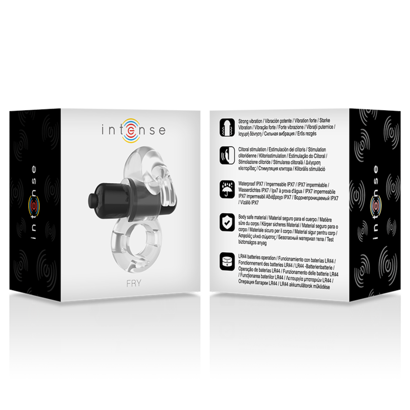INTENSE - ANNEAU VIBRANT TRANSPARENT FRY - Sensualia