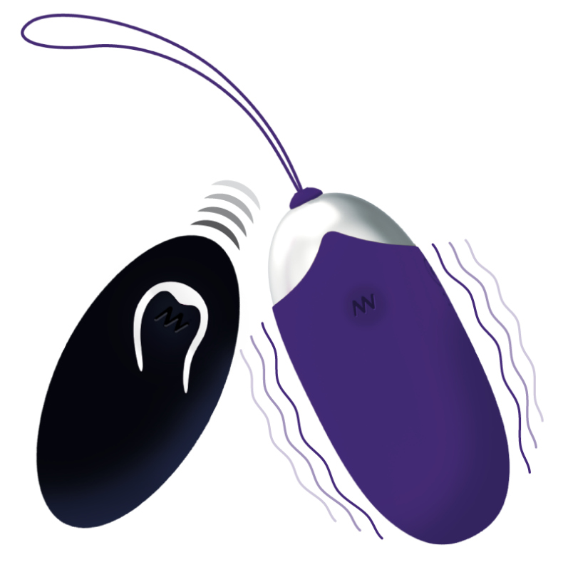 INTENSE - OEUF VIBRANT FLIPPY II AVEC TÉLÉCOMMANDE VIOLET - Sensualia