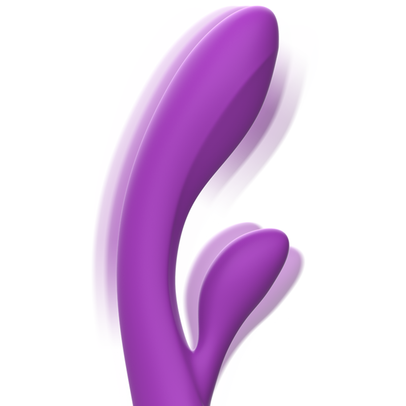 INTENSE - LUIGI RABBIT VIBRATEUR LIQUIDE SILICONE VIOLET - Sensualia