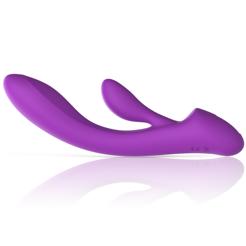 INTENSE - LUIGI RABBIT VIBRATEUR LIQUIDE SILICONE VIOLET - Sensualia