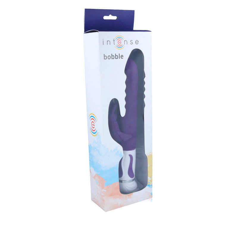 INTENSE - VIBRATEUR BOBBLE ROTATEUR SILICONE LILAS - Sensualia