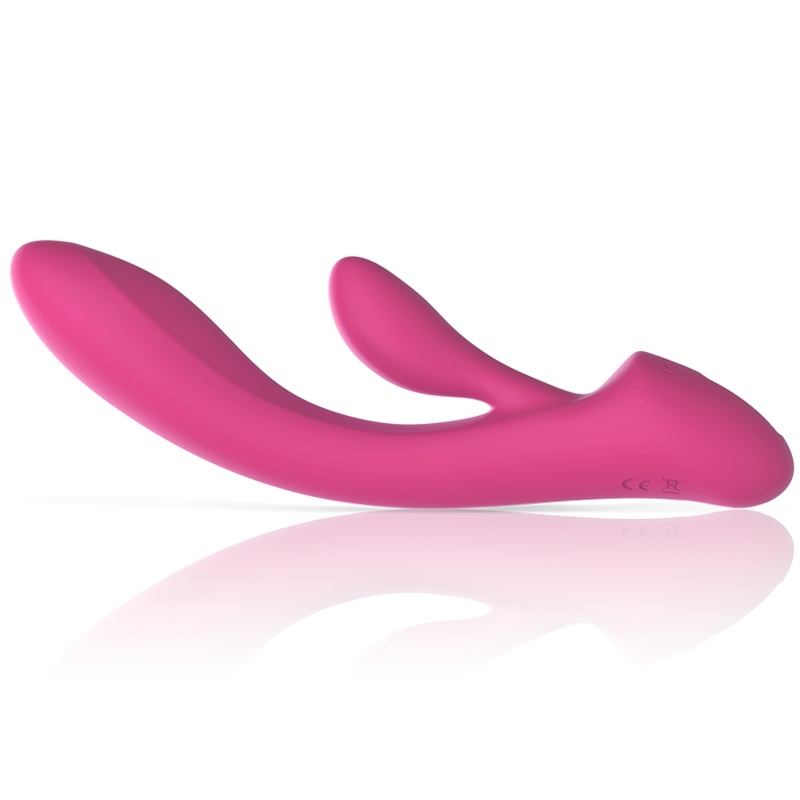 INTENSE - VIBRATEUR LUIGI RABBIT SILICONE LIQUIDE ROSE - Sensualia