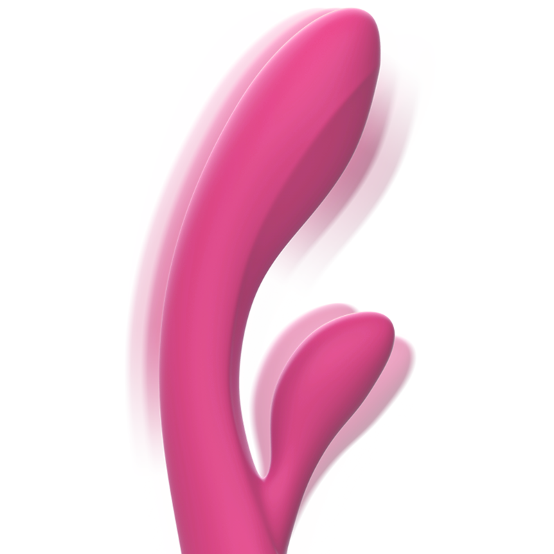 INTENSE - VIBRATEUR LUIGI RABBIT SILICONE LIQUIDE ROSE - Sensualia