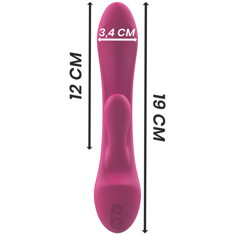 INTENSE - VIBRATEUR LUIGI RABBIT SILICONE LIQUIDE ROSE - Sensualia