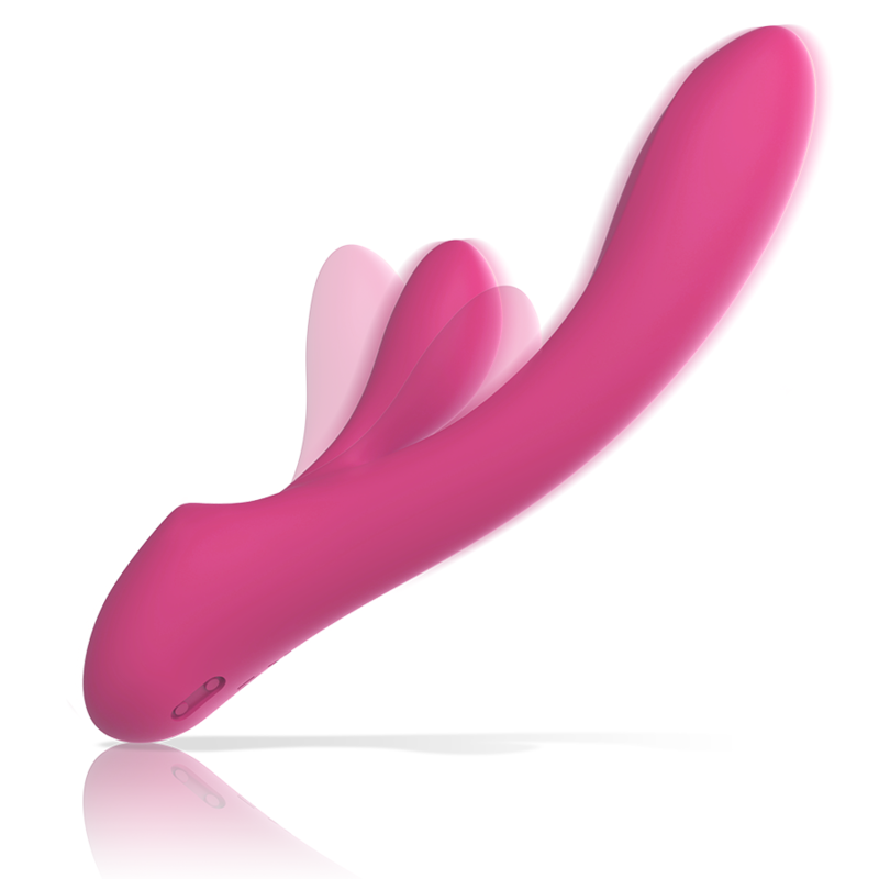 INTENSE - VIBRATEUR LUIGI RABBIT SILICONE LIQUIDE ROSE - Sensualia
