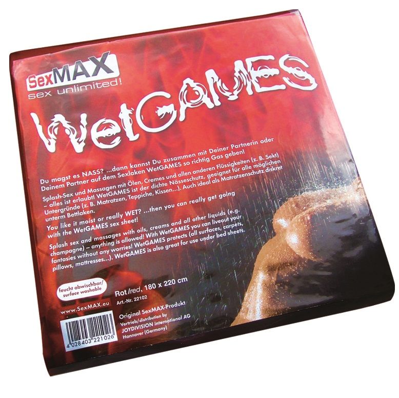 JOYDIVISION SEXMAX - WETGAMES SEX-LAKEN ROUGE - Sensualia