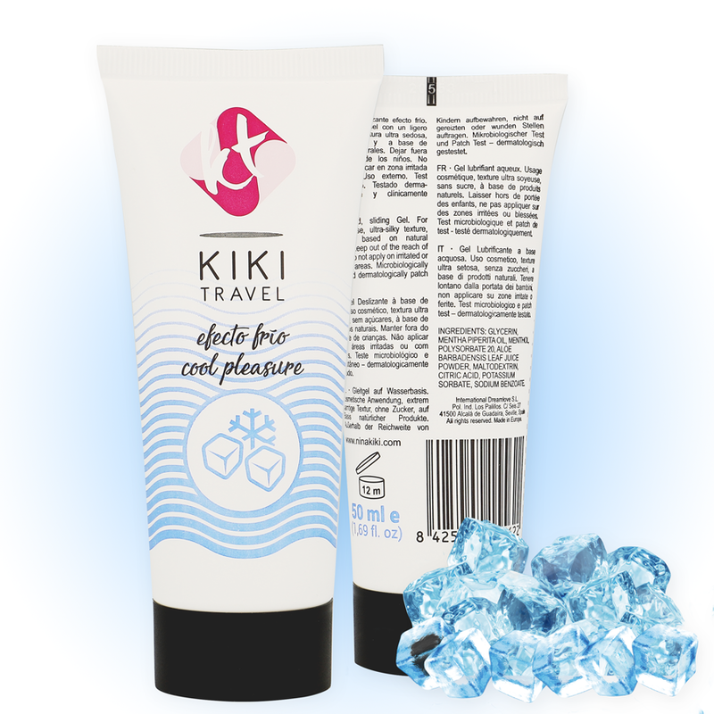 KIKÍ TRAVEL - LUBRIFIANT EFFET REFROIDISSANT 50 ML - Sensualia