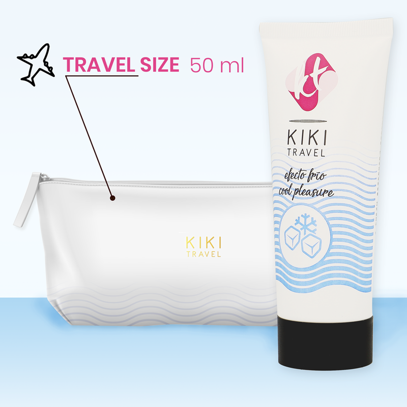 KIKÍ TRAVEL - LUBRIFIANT EFFET REFROIDISSANT 50 ML - Sensualia