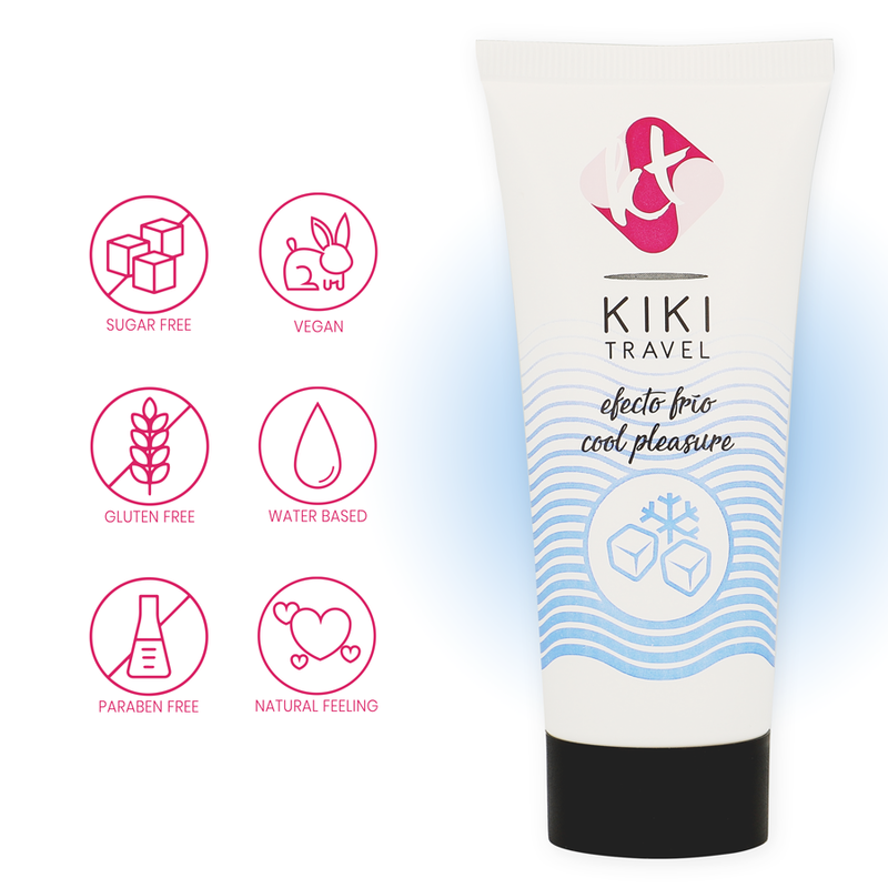KIKÍ TRAVEL - LUBRIFIANT EFFET REFROIDISSANT 50 ML - Sensualia