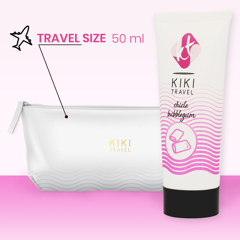 KIKÍ TRAVEL - LUBRIFIANT GOMME FRAISE 50 ML - Sensualia