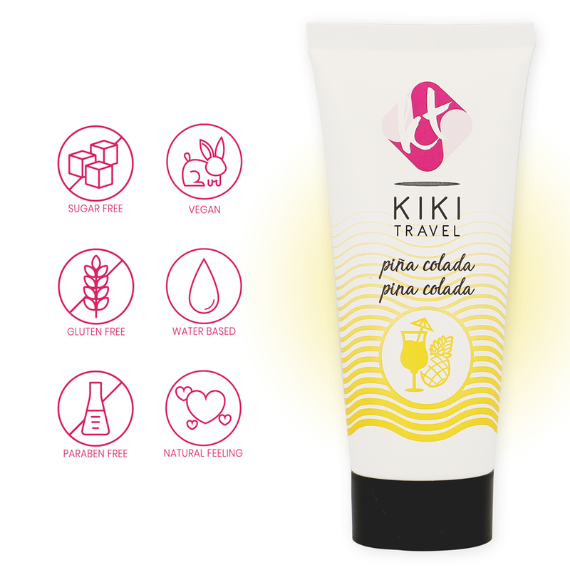 KIKÍ TRAVEL - PINA COLADA LUBRIFIANT 50 ML - Sensualia
