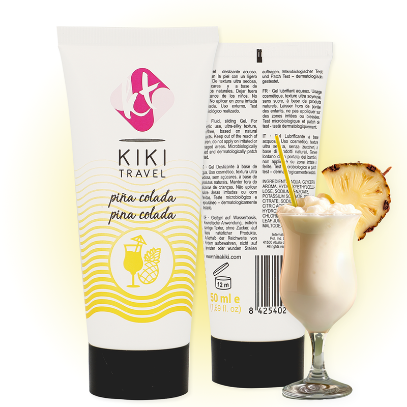 KIKÍ TRAVEL - PINA COLADA LUBRIFIANT 50 ML - Sensualia