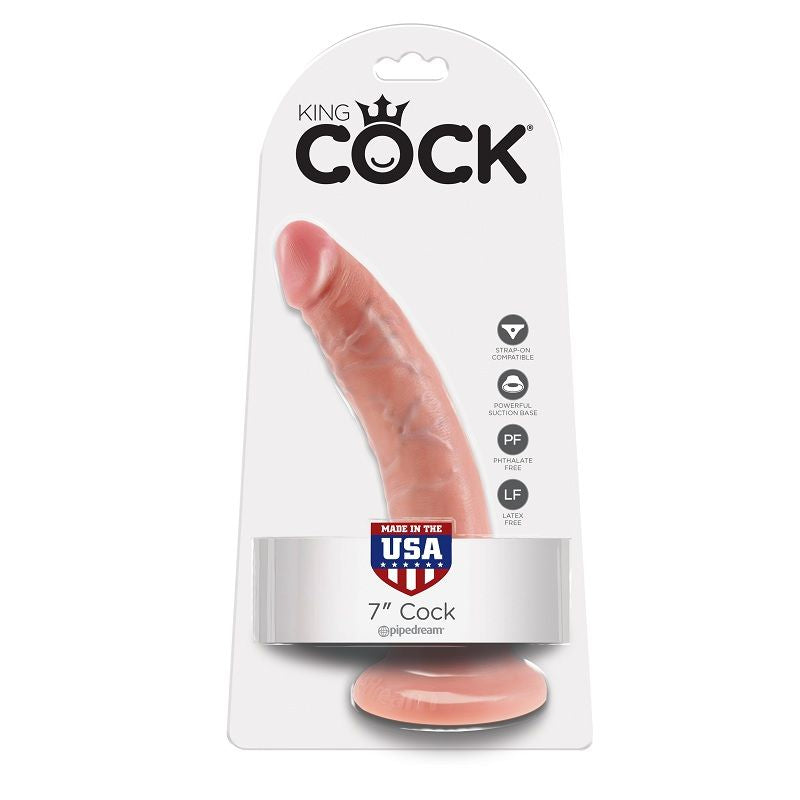 KING COCK - 7 CHAIR DE GODE 17.8 CM - Sensualia