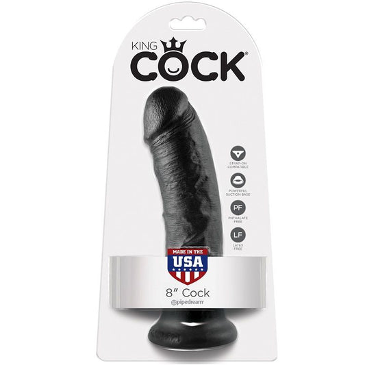 KING COCK - 8 GODE NOIR 20.3 CM - Sensualia