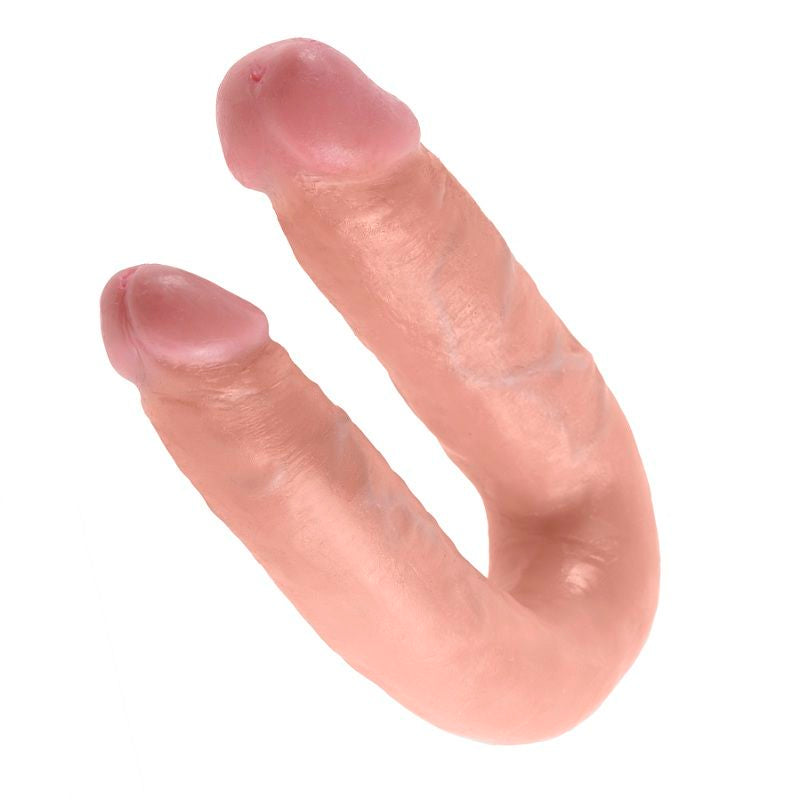 KING COCK - GODE DOUBLE PÉNÉTRATION 13.9 CM NATUREL - Sensualia