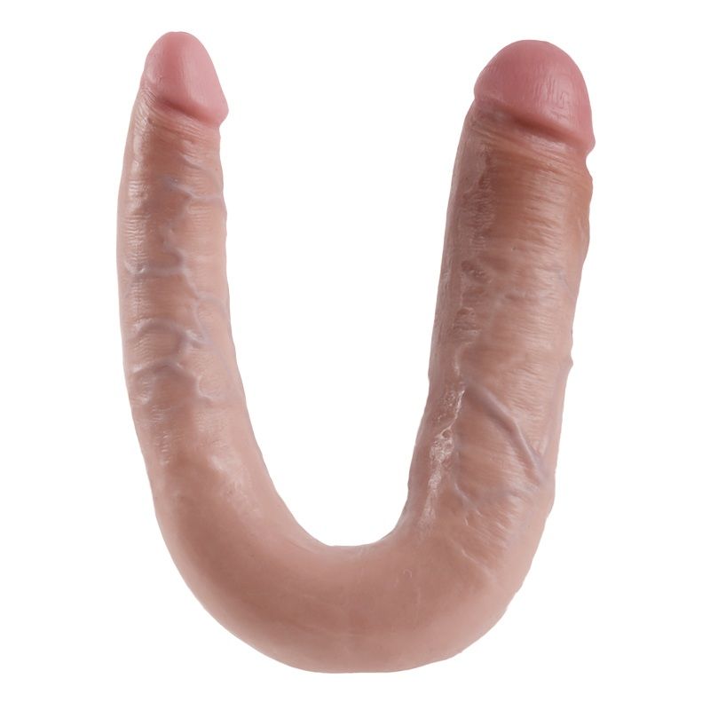 KING COCK - GODE DOUBLE PÉNÉTRATION 17.8 CM NATUREL - Sensualia