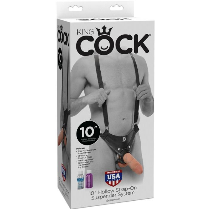 KING COCK - SYSTÈME DE SUSPENSION CREUSE À SANGLES DE 25,5 CM - Sensualia