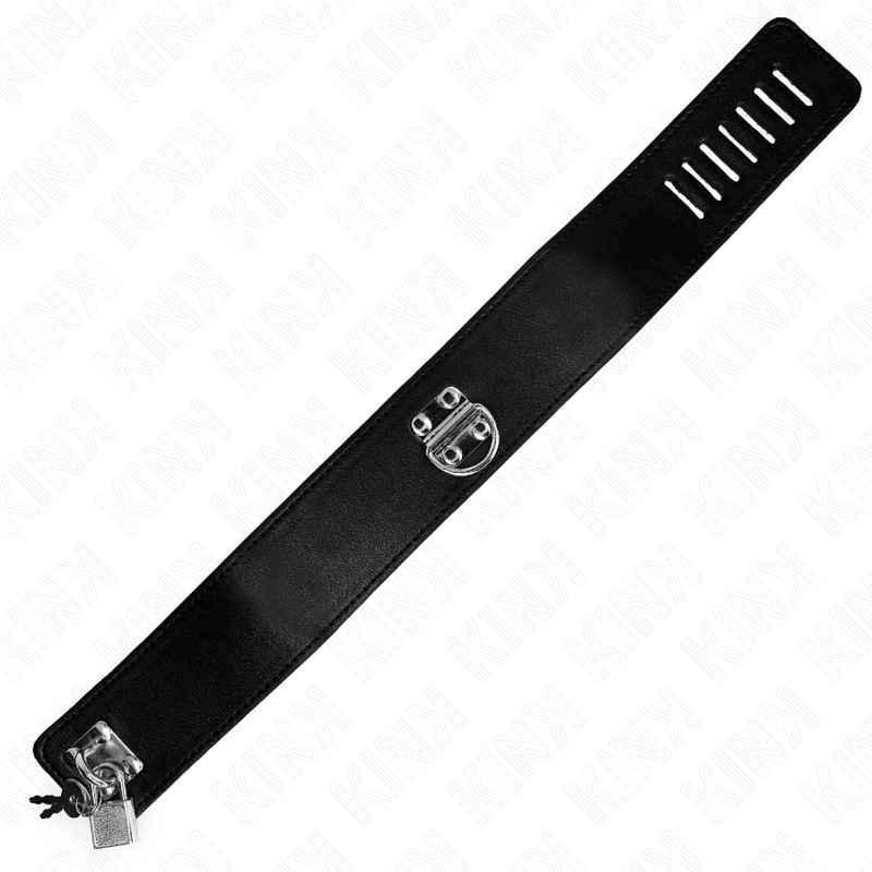 KINK - COLLIER AVEC CEINTURE 116 CM MODÈLE 2 RÉGLABLE 36-43 CM X 5 CM - Sensualia