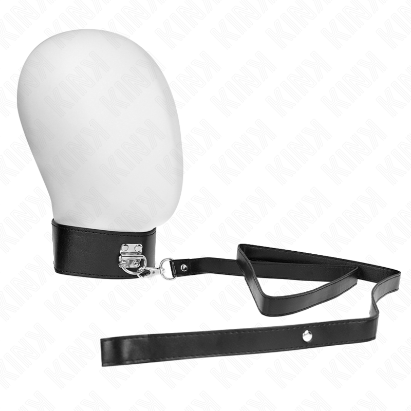 KINK - COLLIER AVEC CEINTURE 116 CM MODÈLE 2 RÉGLABLE 36-43 CM X 5 CM - Sensualia