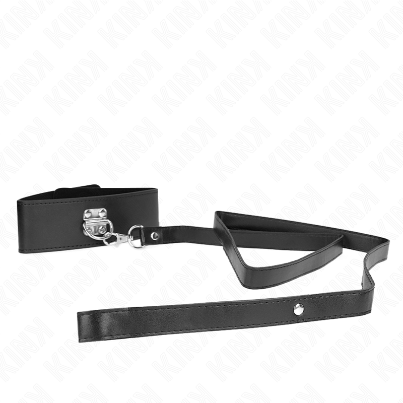 KINK - COLLIER AVEC CEINTURE 116 CM MODÈLE 2 RÉGLABLE 36-43 CM X 5 CM - Sensualia