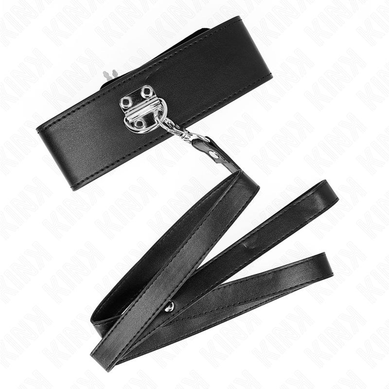 KINK - COLLIER AVEC CEINTURE 116 CM MODÈLE 2 RÉGLABLE 36-43 CM X 5 CM - Sensualia
