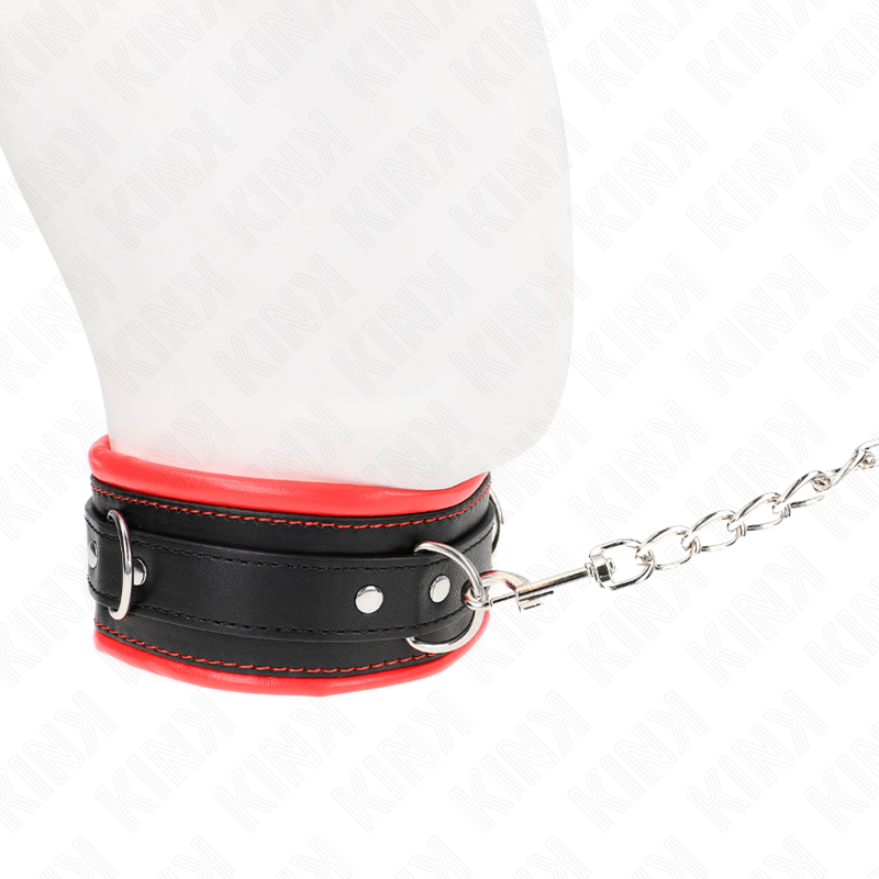 KINK - COLLIER LOURD AVEC CEINTURE 65 CM MODÈLE 3 RÉGLABLE 36,5-50 CM - Sensualia