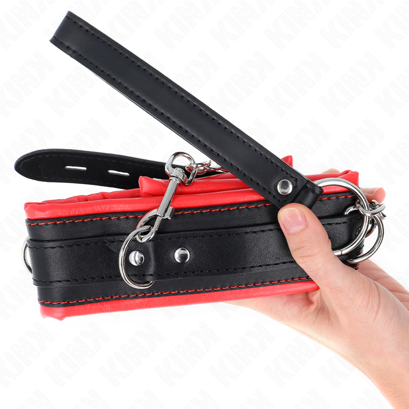KINK - COLLIER LOURD AVEC CEINTURE 65 CM MODÈLE 3 RÉGLABLE 36,5-50 CM - Sensualia