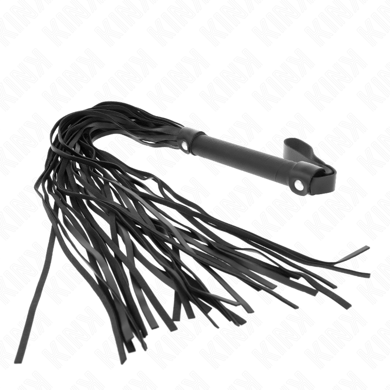 KINK - FOUET IMITATION PEAU DE MOUTON 60 CM - Sensualia