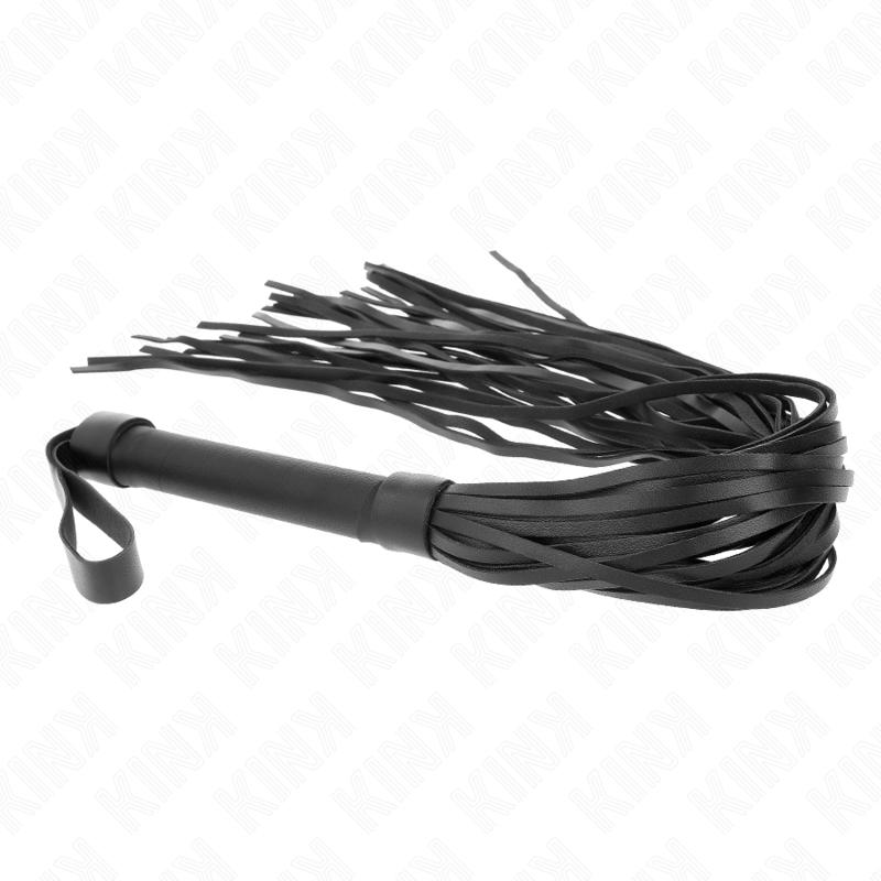 KINK - FOUET IMITATION PEAU DE MOUTON 60 CM - Sensualia