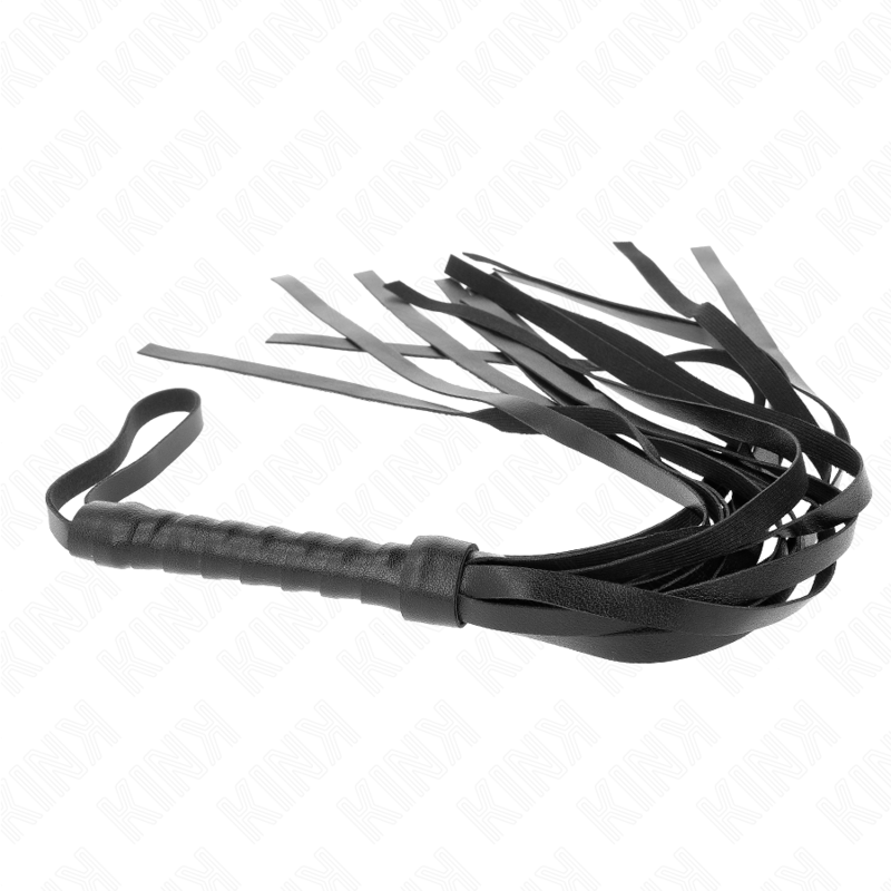 KINK - FOUET SIMPLE NOIR 45 CM - Sensualia
