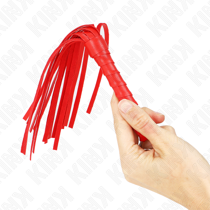 KINK - MINI FOUET SIMPLE ROUGE 28 CM - Sensualia