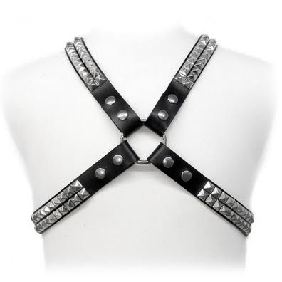 LEATHER BODY - HARNAIS EN PYRAMIDE DE CORPS - Sensualia