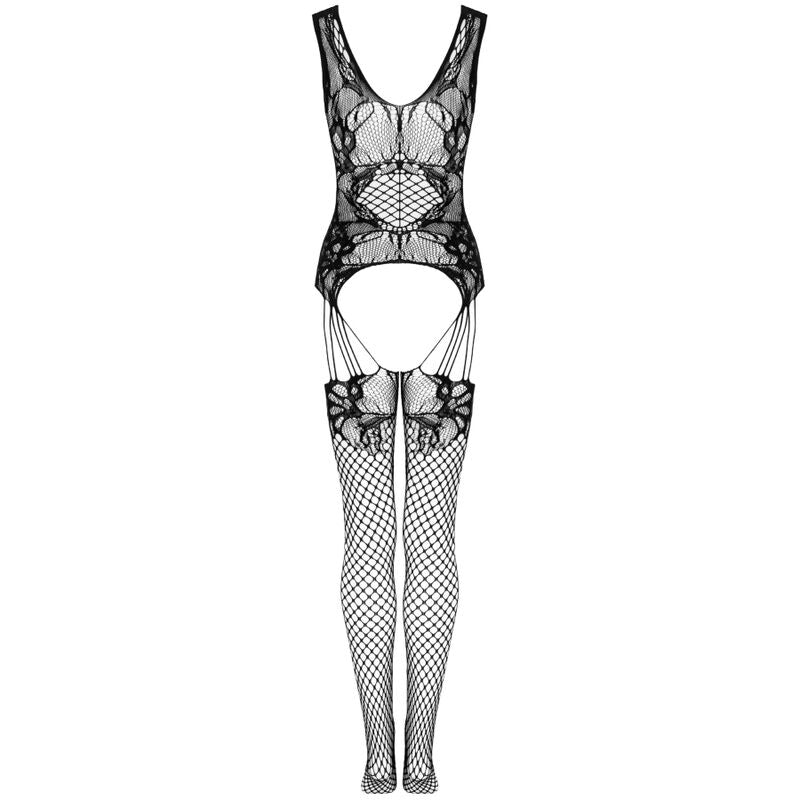 LIVCO CORSETTI FASHION - BODYSTOCKING JULOVE NOIR TAILLE UNIQUE - Sensualia