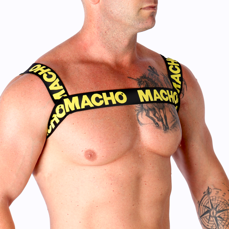 MACHO - HARNAIS DOUBLE JAUNE - Sensualia