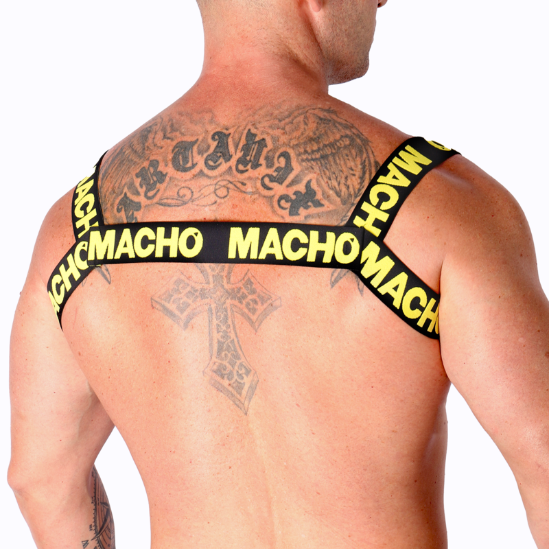 MACHO - HARNAIS DOUBLE JAUNE - Sensualia