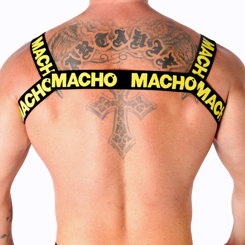 MACHO - HARNAIS DOUBLE JAUNE - Sensualia