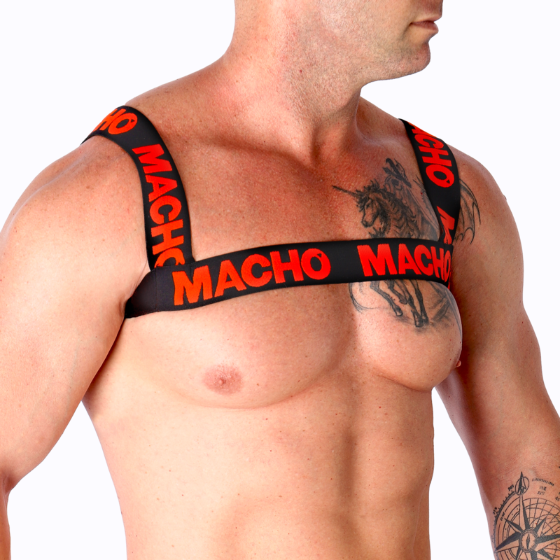 MACHO - HARNAIS DOUBLE ROUGE - Sensualia