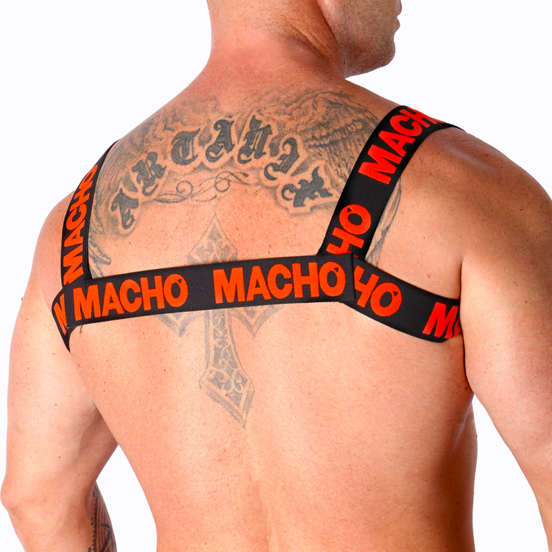 MACHO - HARNAIS DOUBLE ROUGE - Sensualia
